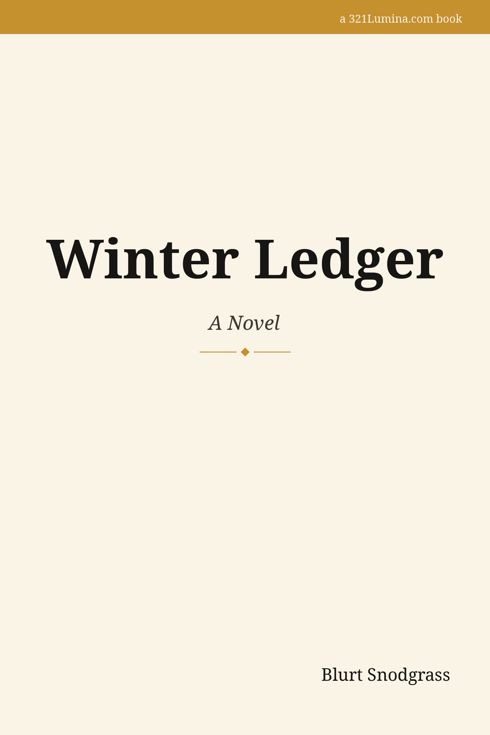 Winter Ledger cover